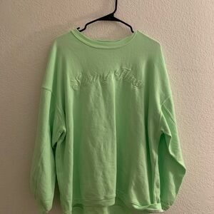 NWOT Aerie Light Green Sweatshirt